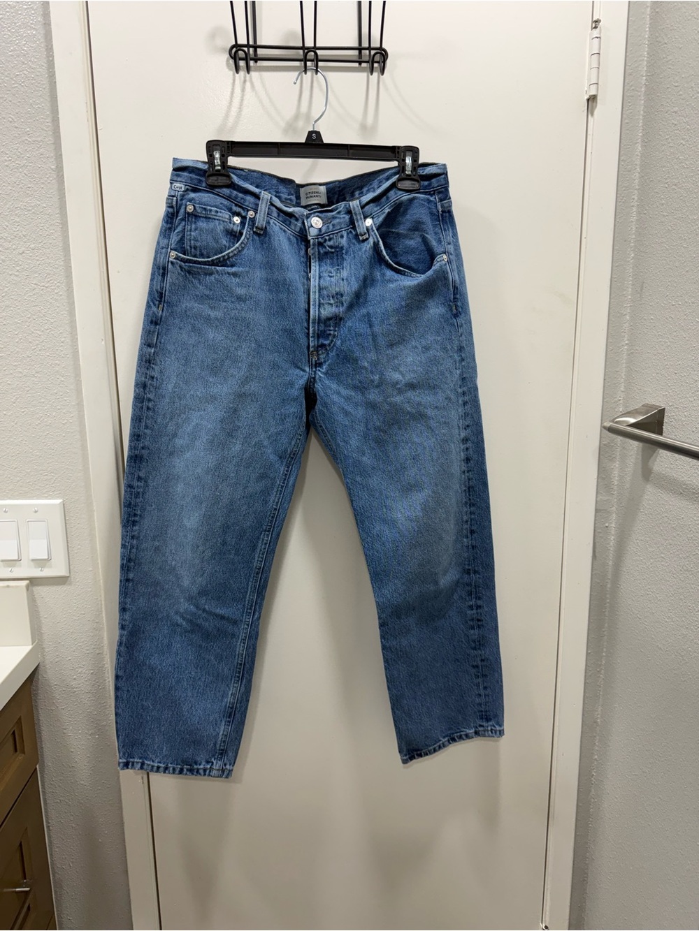 Citizens of Humamity Women’s Blue Boyfriend Denim Jeans - Winslow Pacifica